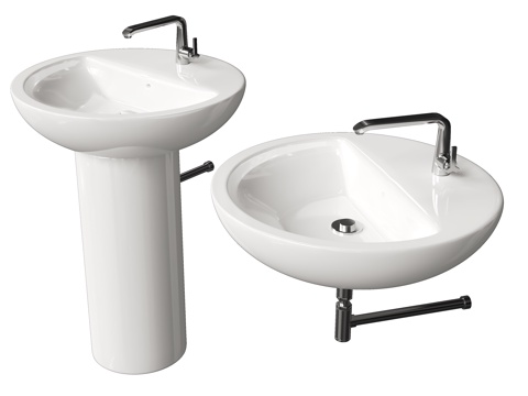 现代台盆su模型