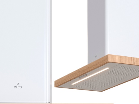 Elica Bio 壁挂式抽油烟机3d模型 