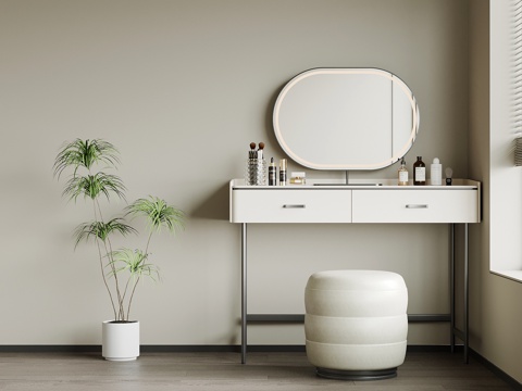 现代梳妆台su模型