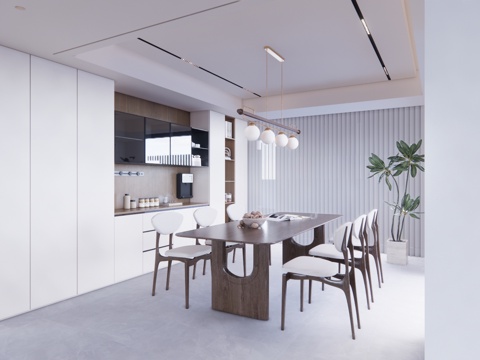 衣帽间 客餐厅 阳台 家装 茶室 卫生间 卧室 厨房 客厅su模型