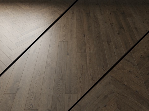  Coswick橡木拼花地板。灵感系列马赛灰3d模型 