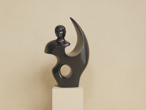 现代雕塑 室内摆件 抽象雕塑 异形雕塑 雕塑摆件 装饰摆件su模型