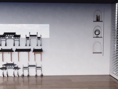 景墙 构筑物 廊架 座椅 小品 花箱 景观 雕塑 指示牌 景su模型