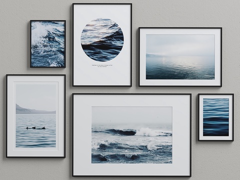 室内相框套装-73d模型