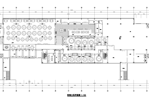 五星级中餐厅 最新全套施工图合集cad施工图