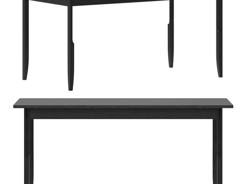  丹通家居城市系列餐桌3d模型 