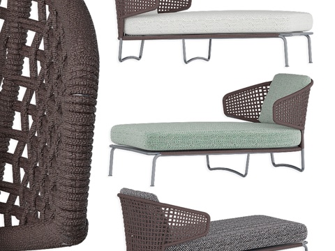  Aston Cord户外躺椅3d模型 