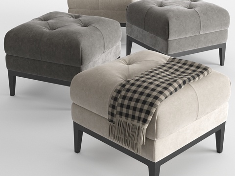  艾克霍尔茨 Cesare 凳3d模型 