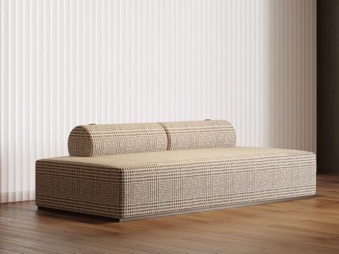  现代布艺换鞋凳 沙发凳3d模型 