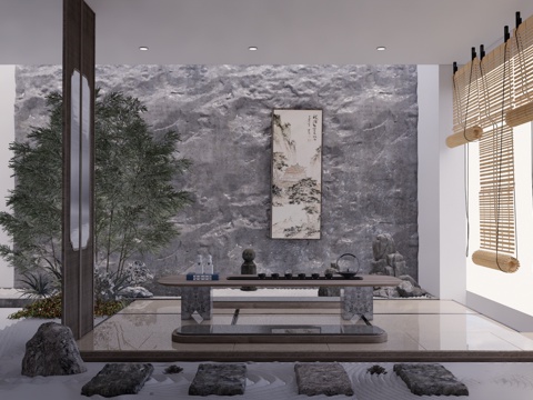 茶几 卧室 玄关 茶室 茶桌组合 衣帽间 厨房 卫生间 茶桌su模型