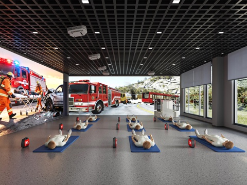  模拟院前急救3d模型 