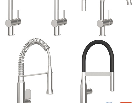  厨房水龙头GROHE3d模型 
