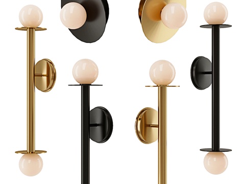  凯莉·韦斯特勒Nodes壁灯 Generation照明3d模型 