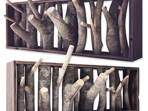  枝条挂饰 n13d模型 