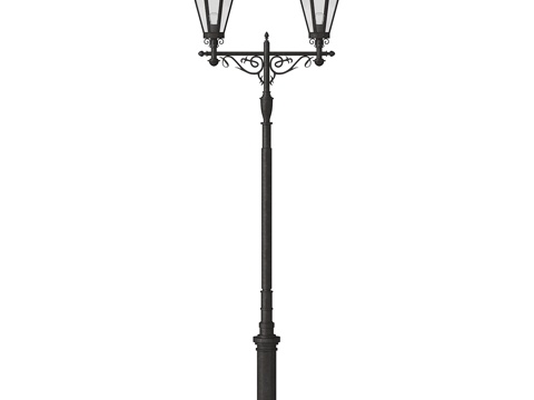  锻造路灯3d模型 