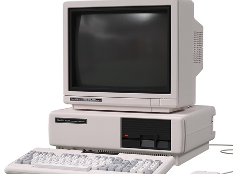  Tandy 1000个人电脑3d模型 