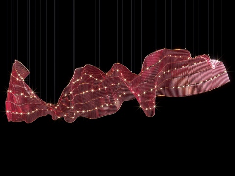  异形壁灯3d模型 