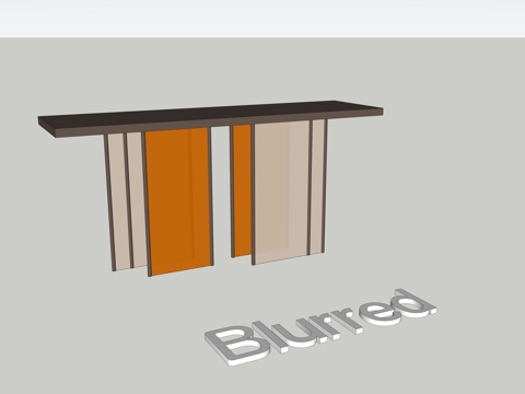 Blurred  端景su模型