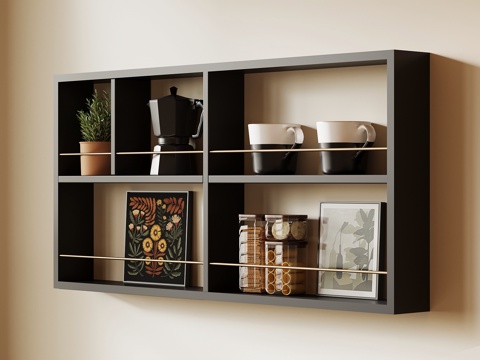 法式置物架su模型