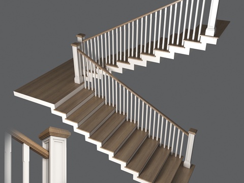  楼梯_083d模型 