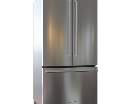  冰箱_KitchenAid_KRFF302ES3d模型 