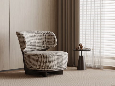  中古风休闲椅 沙发椅3d模型 