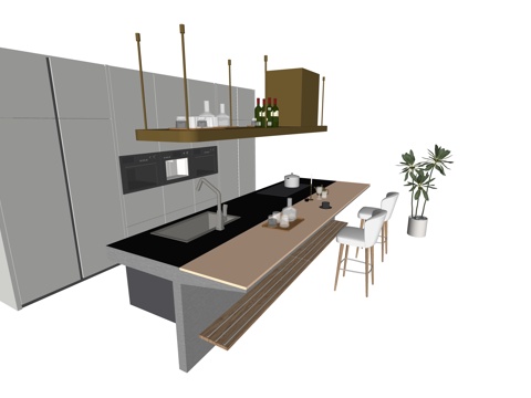 Poliforam 岛台su模型