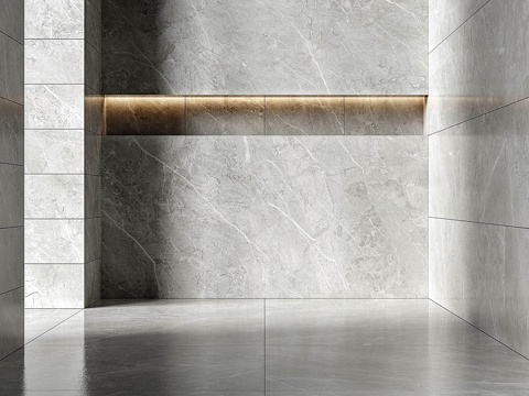  灰色大理石瓷砖33d模型 