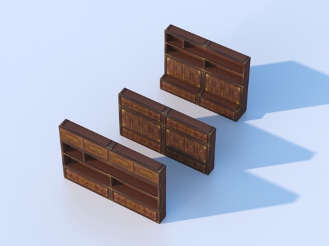  柜子 中药柜 木柜子3d模型 