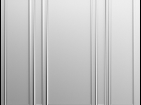  墙面装饰线条3d模型 