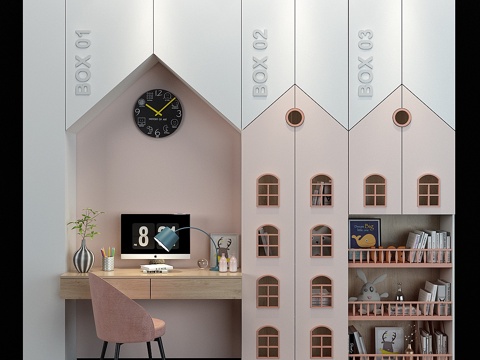  儿童家具 0783d模型 