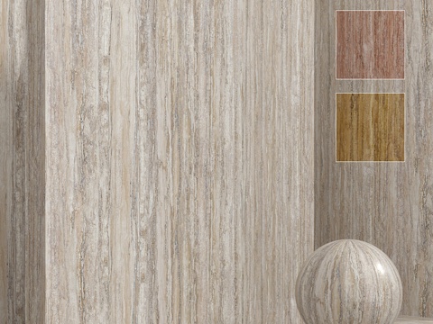  无缝材料 - 石材，石灰华套装1233d模型 