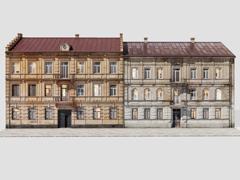  立面图集_卷13d模型 