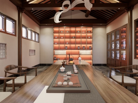 茶几 卧室 玄关 茶室 茶桌组合 衣帽间 厨房 卫生间 茶桌su模型