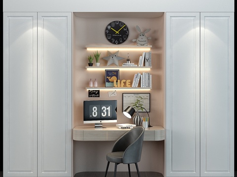  儿童家具套装0853d模型 