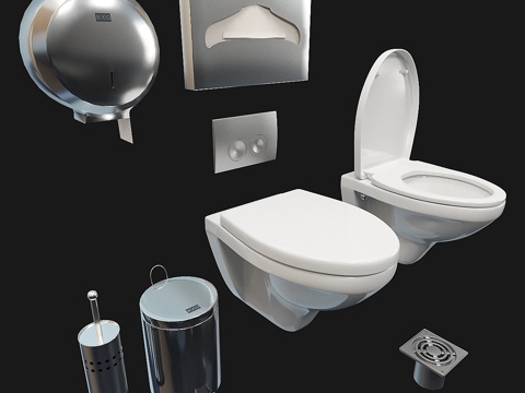  卫浴配件 雅各布德拉丰, BXG, TECE3d模型 