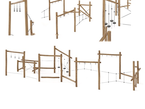  KOMPAN. 敏捷训练道83d模型 