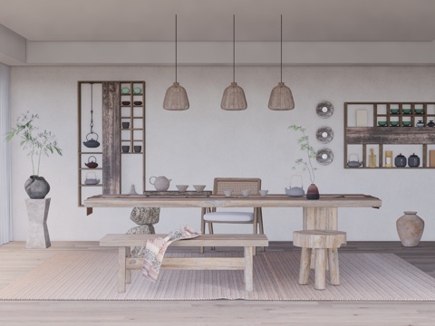 茶几 卧室 玄关 茶室 茶桌组合 衣帽间 厨房 卫生间 茶桌su模型