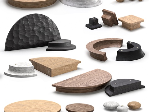  家具把手3d模型 