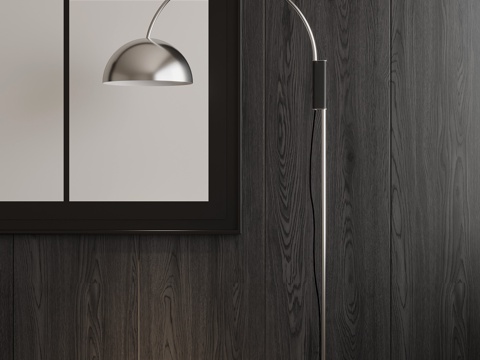 现代意式落地灯 金属落地灯3d模型