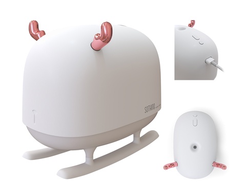  小米Miija加湿器3d模型 