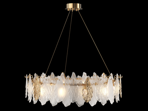  现代简约轻奢吊灯 吊灯 简约吊灯 餐厅吊灯 客厅吊灯 灯3d模型 