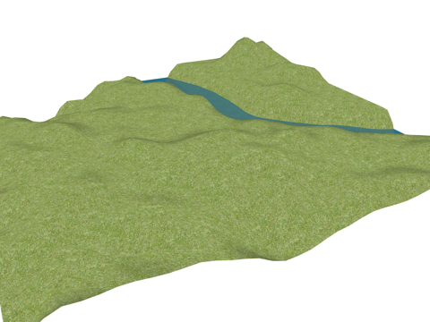 景观 美丽乡村 示范区 居住区 地产 景观小品 户外景观 公su模型