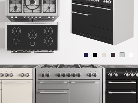  燃气电炉AGA水星3d模型 