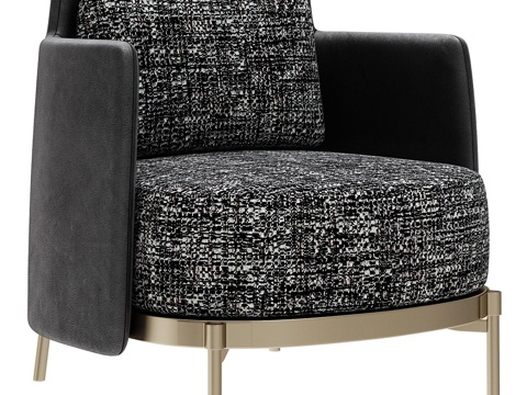  Minotti Tape扶手椅3d模型 