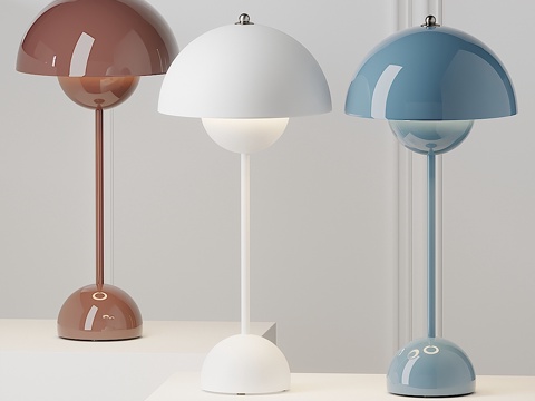  FlowerPot VP3 台灯 by & Traditio3d模型 