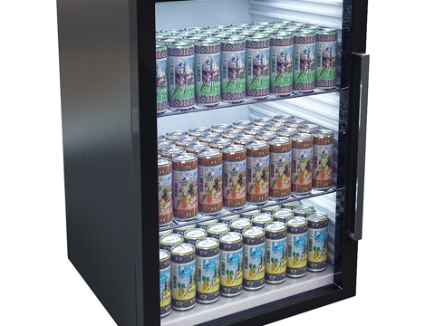  迷你冰箱3d模型 