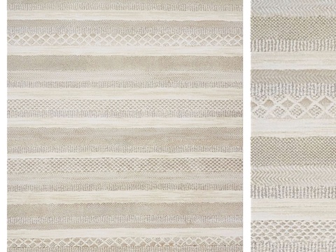  英格丽娜现代地毯3d模型 