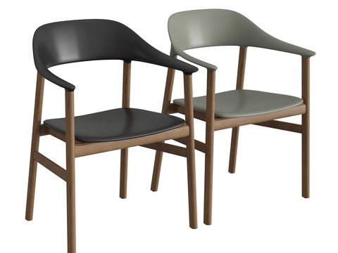  传承扶手椅3d模型 