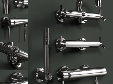  高仪Atrio 3系列龙头3d模型 